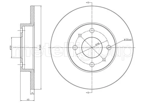 Brake Disc (DF032)