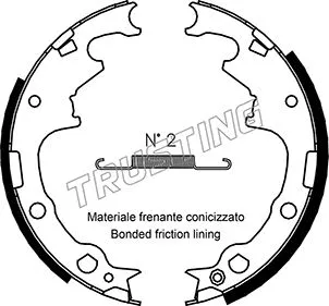 Brake Shoe Set (088.221)