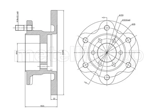 Brake Disc (DF1332)