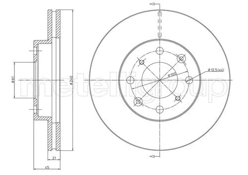 Brake Disc (DF369)