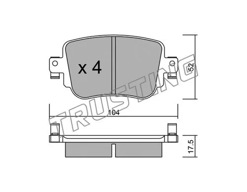 Brake Pad Set, disc brake (996.0)