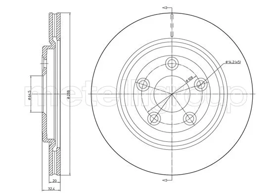 Brake Disc (DF1116)
