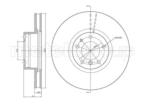 Brake Disc (DF544)