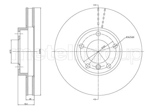 Brake Disc (DF996)
