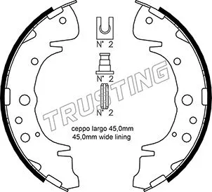 Brake Shoe Set (046.207)