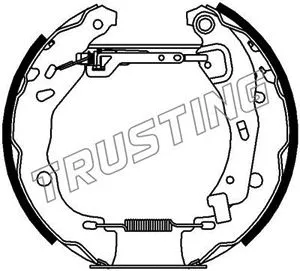 Brake Shoe Set (6219)