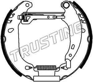 Brake Shoe Set (6165)