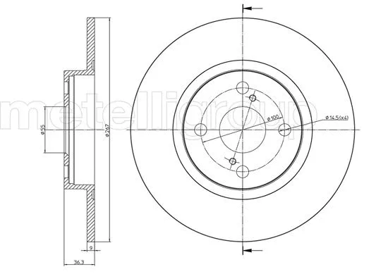 Brake Disc (DF851)