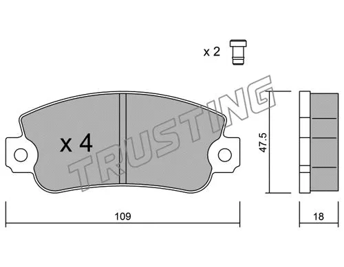 Brake Pad Set, disc brake (035.1)