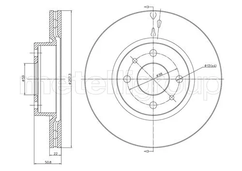 Brake Disc (DF673)