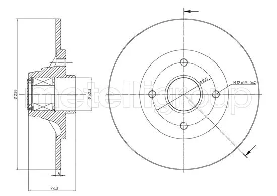 Brake Disc (DF688A)