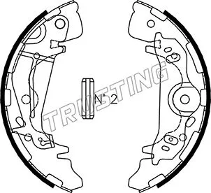 Brake Shoe Set (046.217)