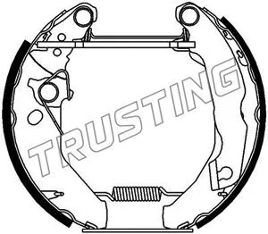 Brake Shoe Set (6122)