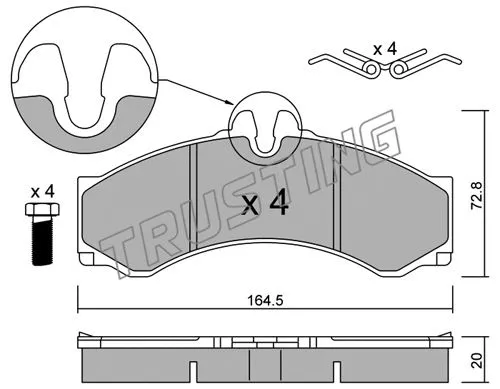 Brake Pad Set, disc brake (271.1)