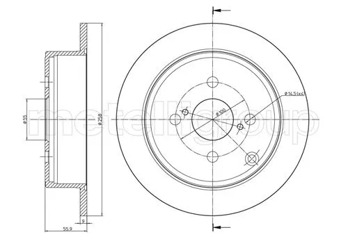 Brake Disc (DF858)