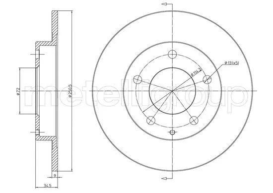 Brake Disc (DF1127)