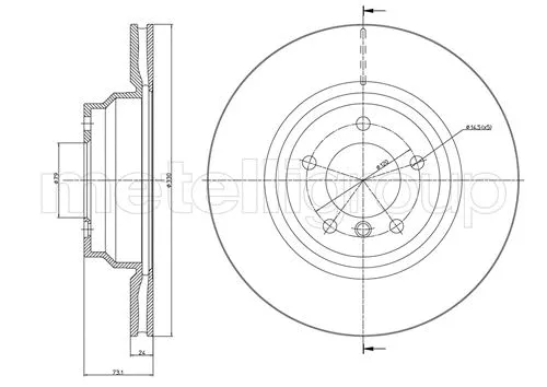 Brake Disc (DF1074)