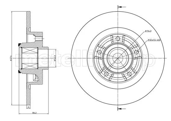 Brake Disc (DF1483A)