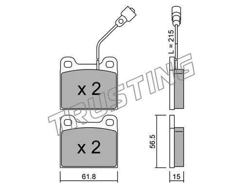 Brake Pad Set, disc brake (003.2)