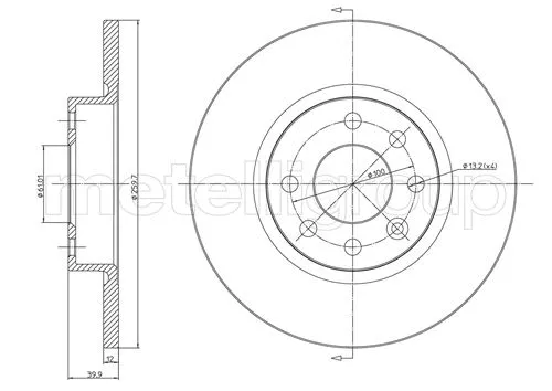 Brake Disc (DF172)