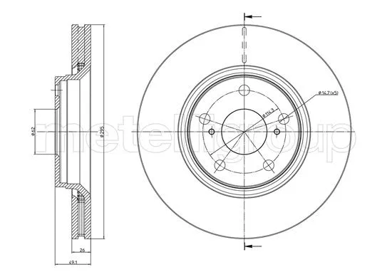 Brake Disc (DF1169)