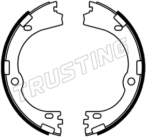 Brake Shoe Set, parking brake (253.752)