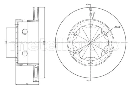 Brake Disc (DF538)