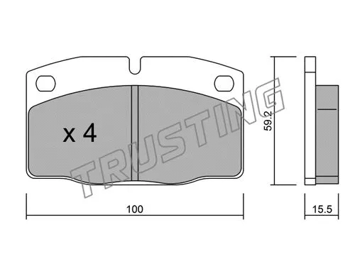 Brake Pad Set, disc brake (046.0)