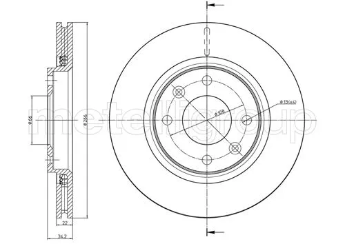 Brake Disc (DF666)