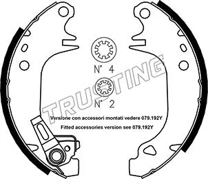 Brake Shoe Set (079.180Y)