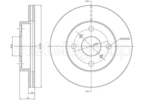 Brake Disc (DF458)