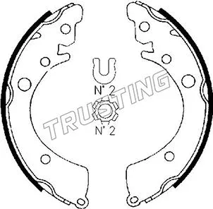 Brake Shoe Set (044.006)