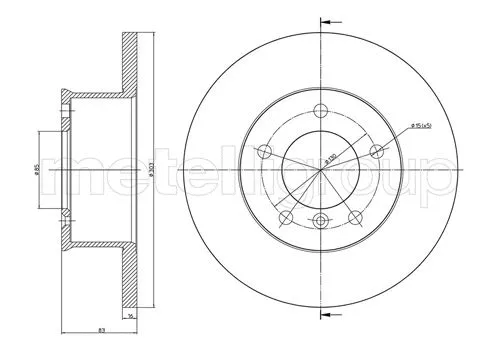 Brake Disc (DF756)