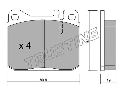 Brake Pad Set, disc brake (013.2)