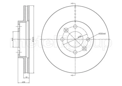 Brake Disc (DF473)