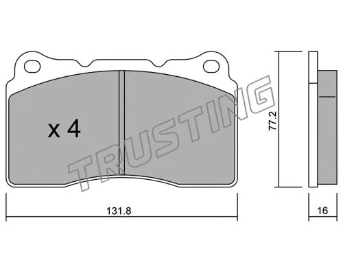 Brake Pad Set, disc brake (297.1)
