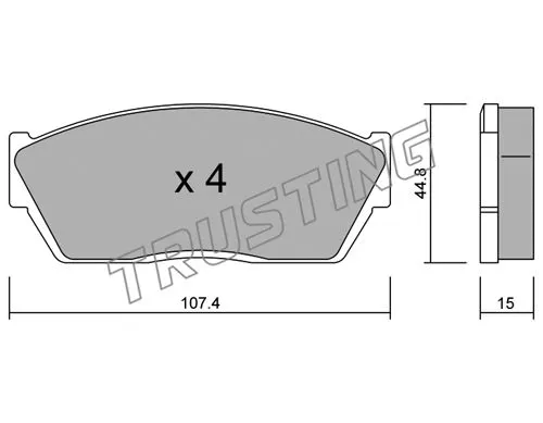 Brake Pad Set, disc brake (056.0)