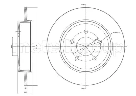 Brake Disc (DF1626)