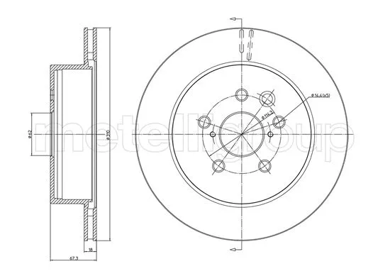Brake Disc (DF1124)