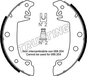 Brake Shoe Set (079.187)