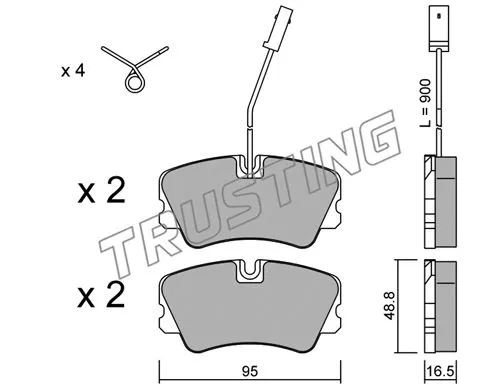 Brake Pad Set, disc brake (067.1)