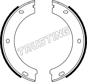 Brake Shoe Set, parking brake (079.188)