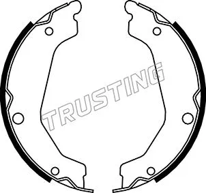 Brake Shoe Set, parking brake (046.219)