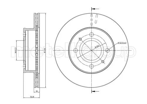 Brake Disc (DF1607)