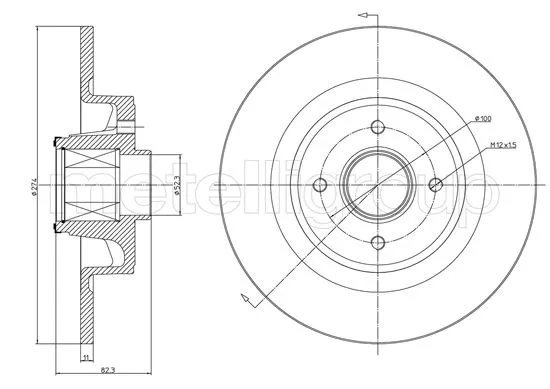 Brake Disc (DF1481A)