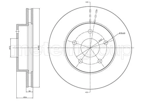 Brake Disc (DF662)