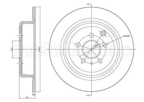 Brake Disc (DF755)