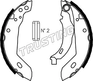 Brake Shoe Set (088.212)