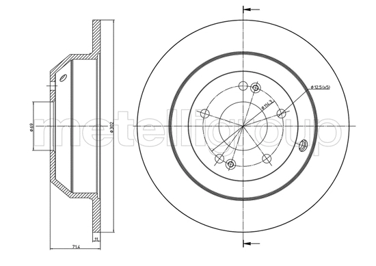 Brake Disc (DF1413)