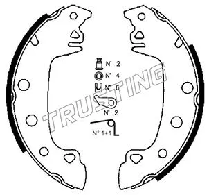 Brake Shoe Set (088.204K)